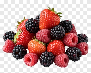 Fresh Mixed Berries PNG