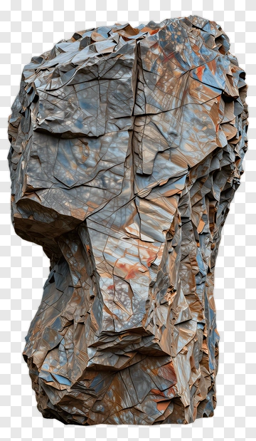 Abstract Rock Sculpture PNG