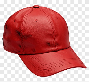 Red Baseball Cap PNG