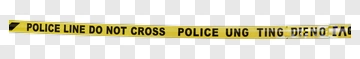 Police Line Do Not Cross Tape PNG