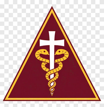 Medical Emblem With Cross And Snakes PNG