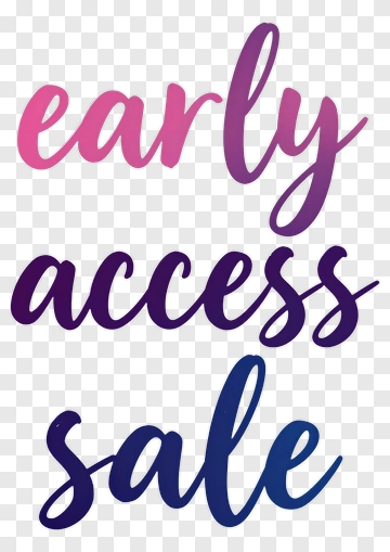 Early Access Sale PNG