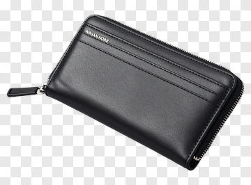 Black Leather Wallet PNG