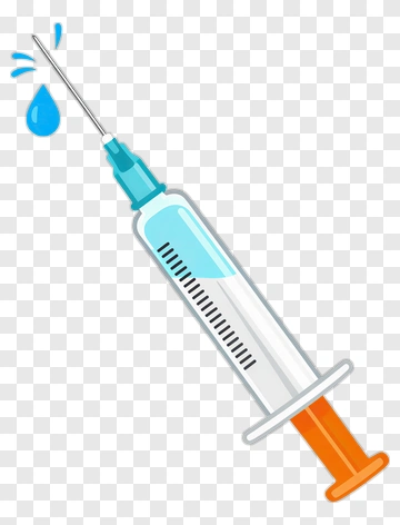 Syringe With Droplet PNG