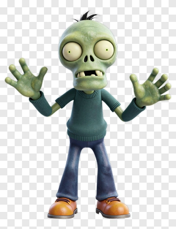 Cartoon Zombie Character PNG