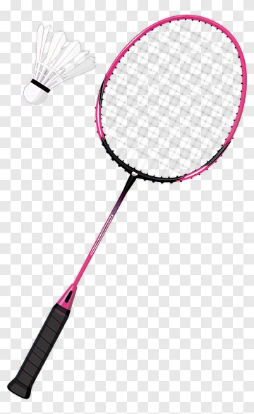 Badminton Racket And Shuttlecock PNG
