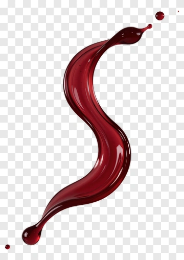 Red Liquid Splash PNG