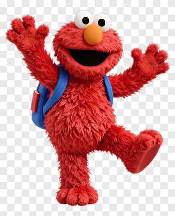 Cartoon Character With Backpack PNG