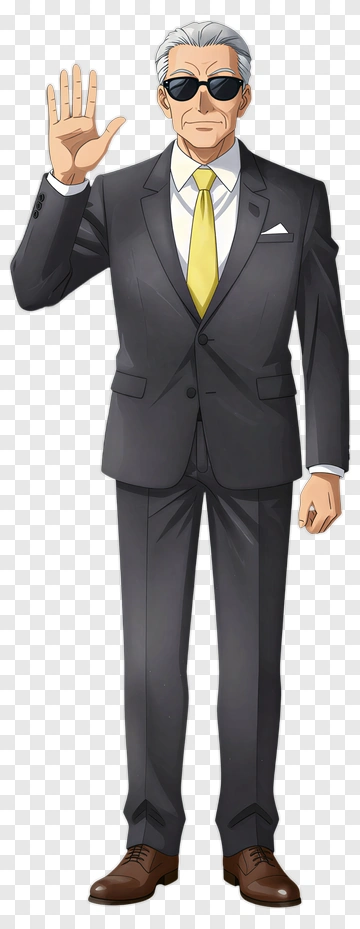 Businessman In Suit Waving Hello PNG