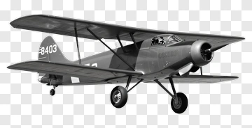 Vintage Airplane In Flight PNG