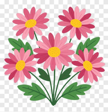 Colorful Flower Bouquet PNG