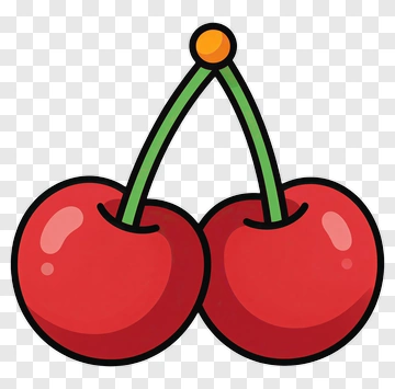 Cartoon Cherries PNG