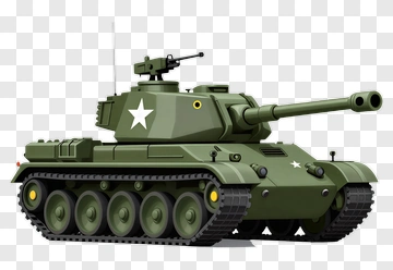 Cartoon Military Tank PNG