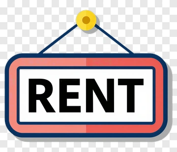Rent Sign PNG