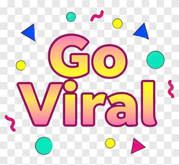 Go Viral Graphic Design PNG