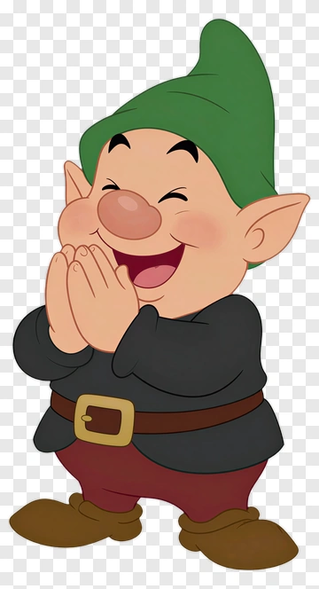 Happy Cartoon Gnome Smiling PNG