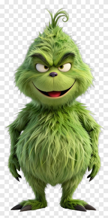 Cartoon Grinch Character PNG