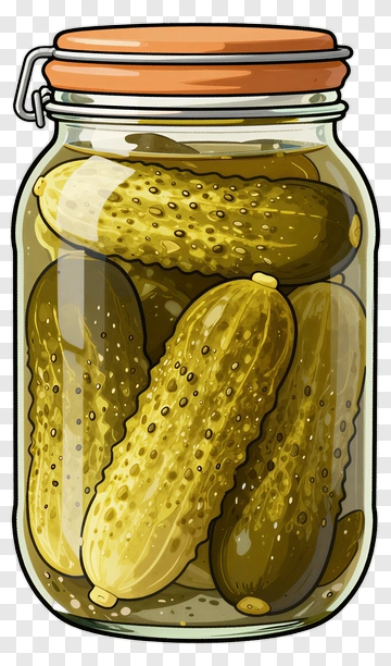 Jar Of Pickles PNG