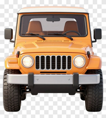 Orange Off-Road Vehicle PNG