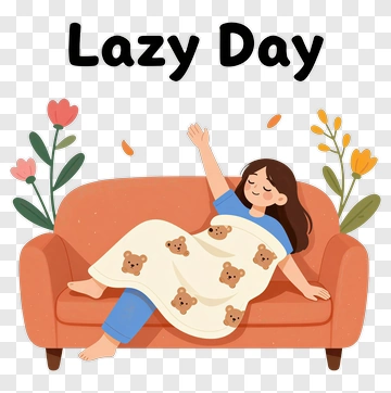 Lazy Day On The Couch PNG
