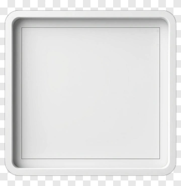Empty Square Tray PNG