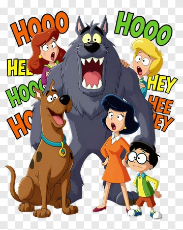 Cartoon Characters With A Wolf PNG