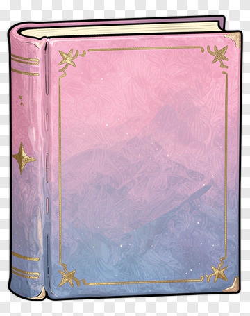Colorful Book With Decorative Cover PNG