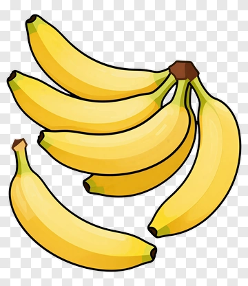 Bunch Of Cartoon Bananas PNG