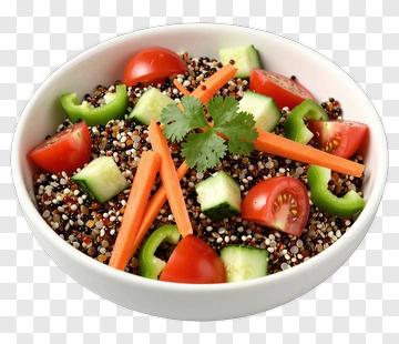 Quinoa Salad With Fresh Vegetables PNG