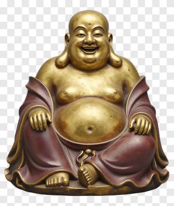 Laughing Buddha Statue PNG