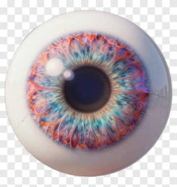 Colorful Human Eye PNG