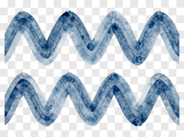 Blue Wavy Pattern PNG