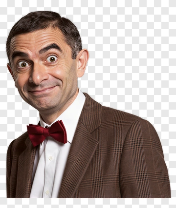 Man Smiling In A Brown Suit With Bow Tie PNG