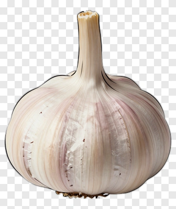 Whole Garlic Bulb PNG