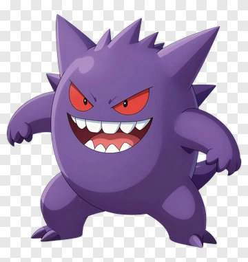 Gengar Pokémon Character PNG