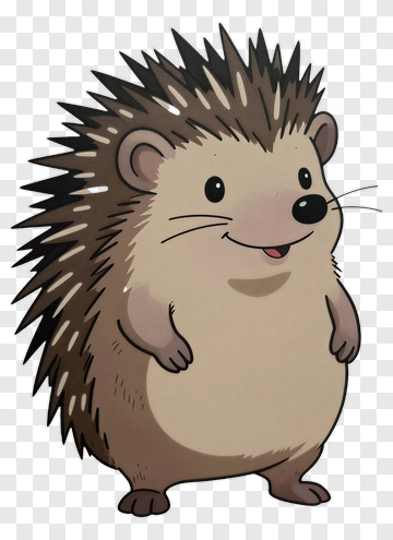 Cartoon Hedgehog PNG