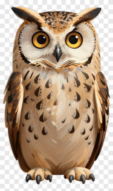 Cartoon Owl PNG