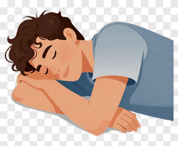 Sleeping Young Man PNG