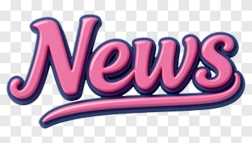 News Text In Pink PNG