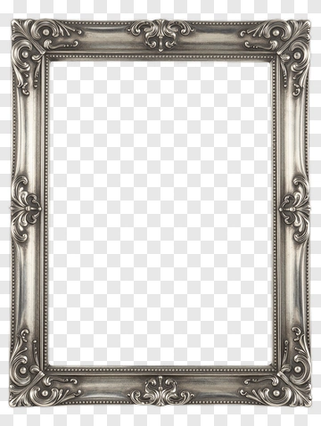 Vintage Decorative Picture Frame PNG