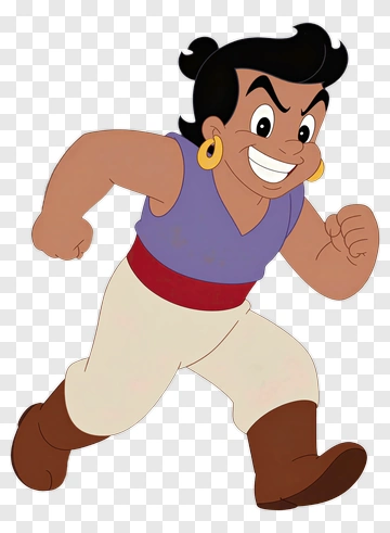 Cartoon Character Running PNG