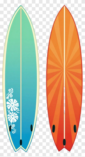 Colorful Surfboards PNG