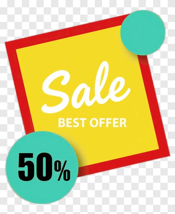Sale Best Offer 50% Discount PNG