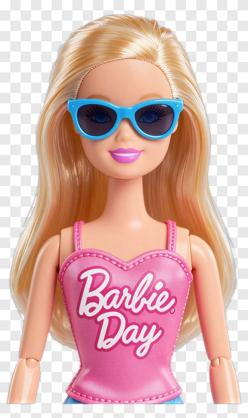 Barbie Doll Celebrating Barbie Day PNG