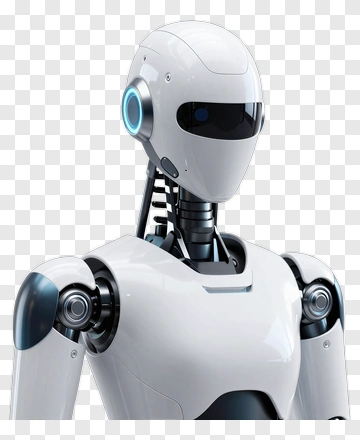 3D Robot With Futuristic Design PNG