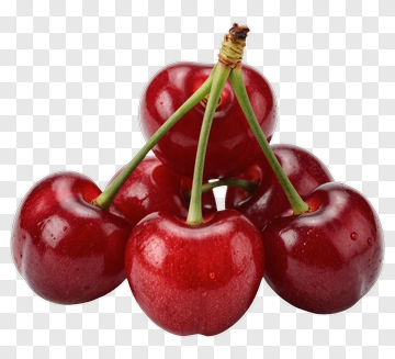 Group Of Fresh Red Cherries PNG