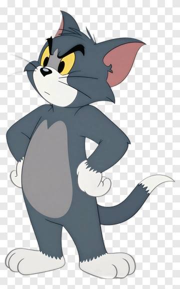 Cartoon Cat With Arms Crossed PNG