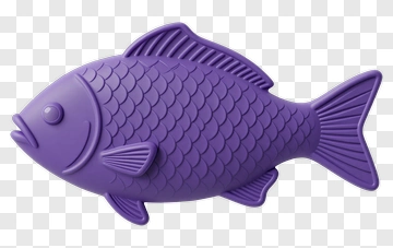 Purple Fish Toy PNG