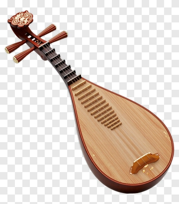 Traditional Pipa Musical Instrument PNG