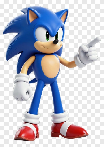 Sonic The Hedgehog Pointing PNG